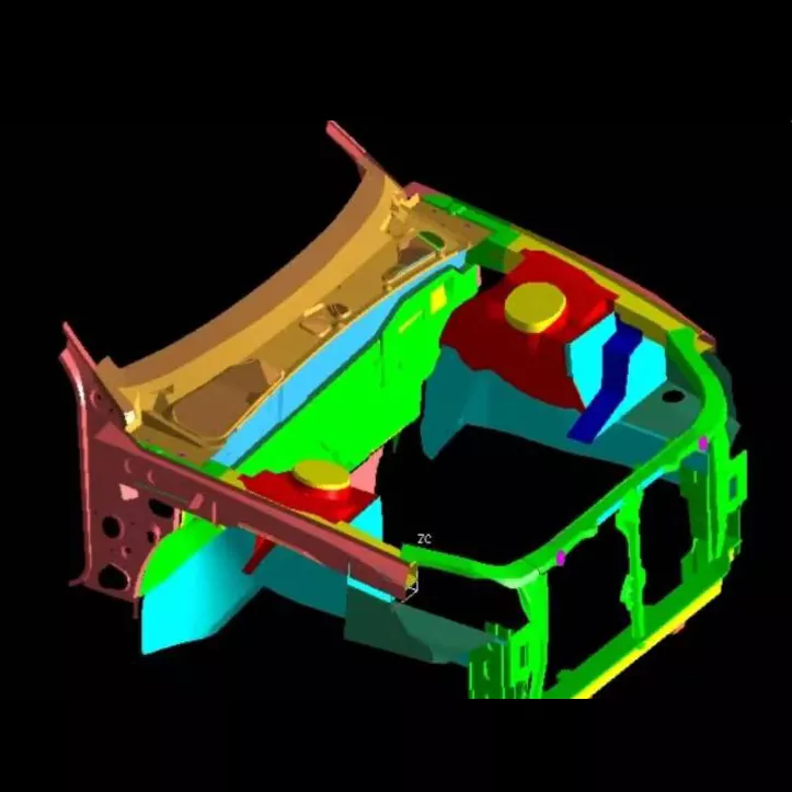 Gépjármű-motortér-szerelvény-bélyegző szerszámok