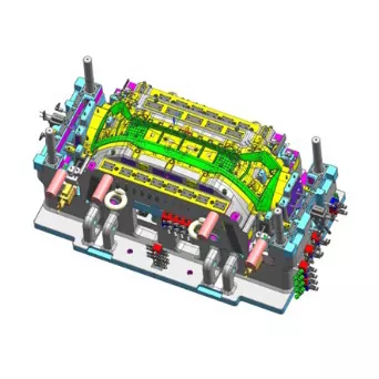 Autóipari első lökhárító karosszéria befecskendező forma