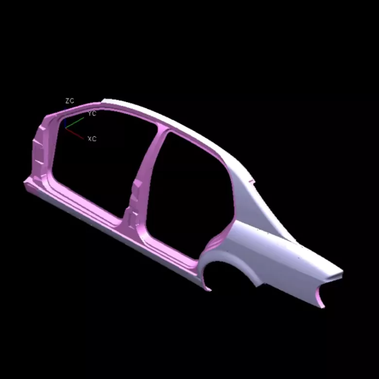 Autóipari jobb oldali panel bélyegző szerszám