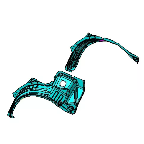 Autóipari kerékív kerékburkolat befecskendező forma